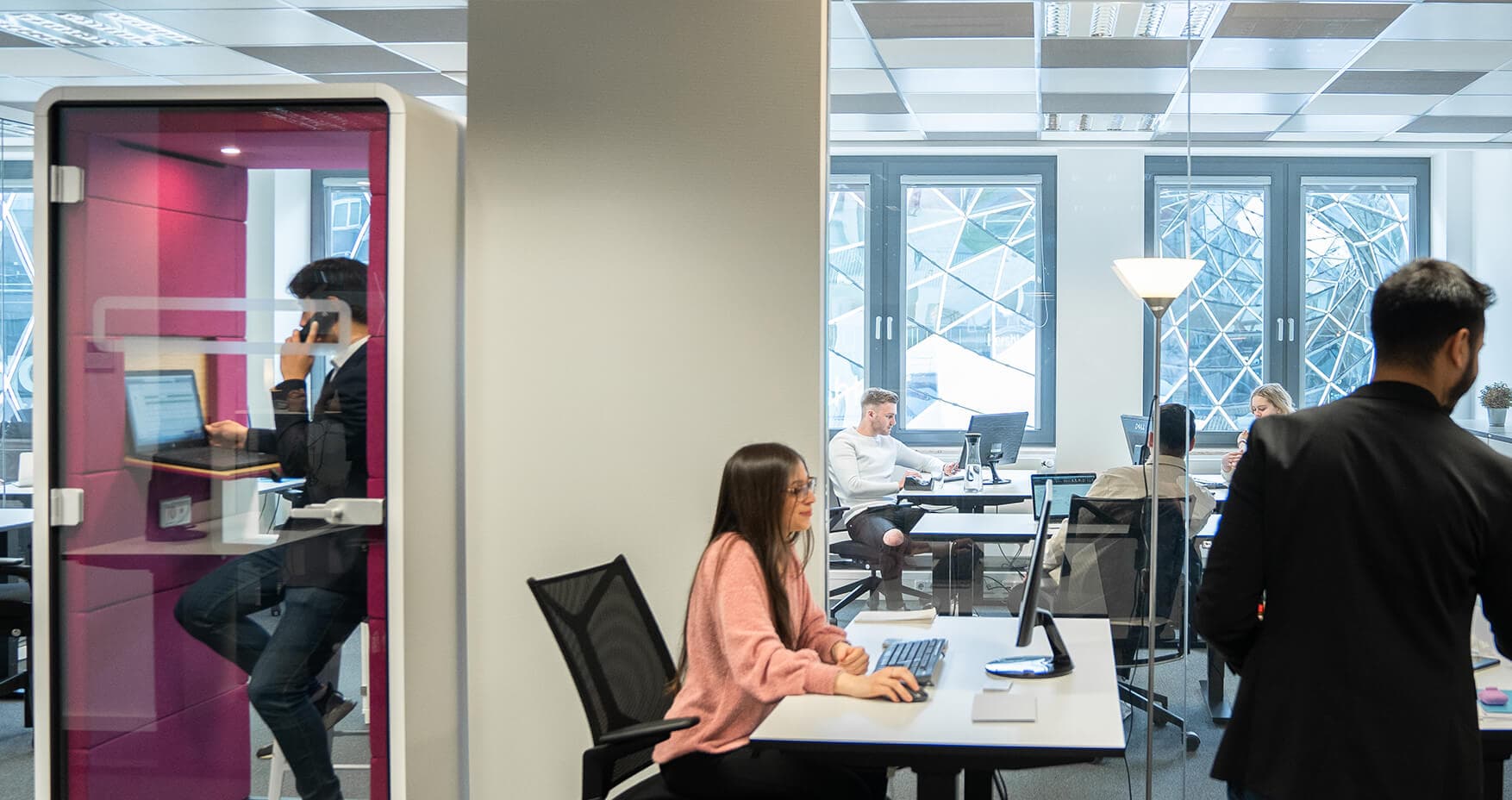 K1BC Coworking Frankfurt Arbeitsplätze