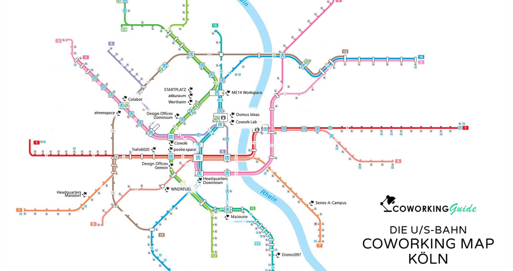 ubahn coworking map köln