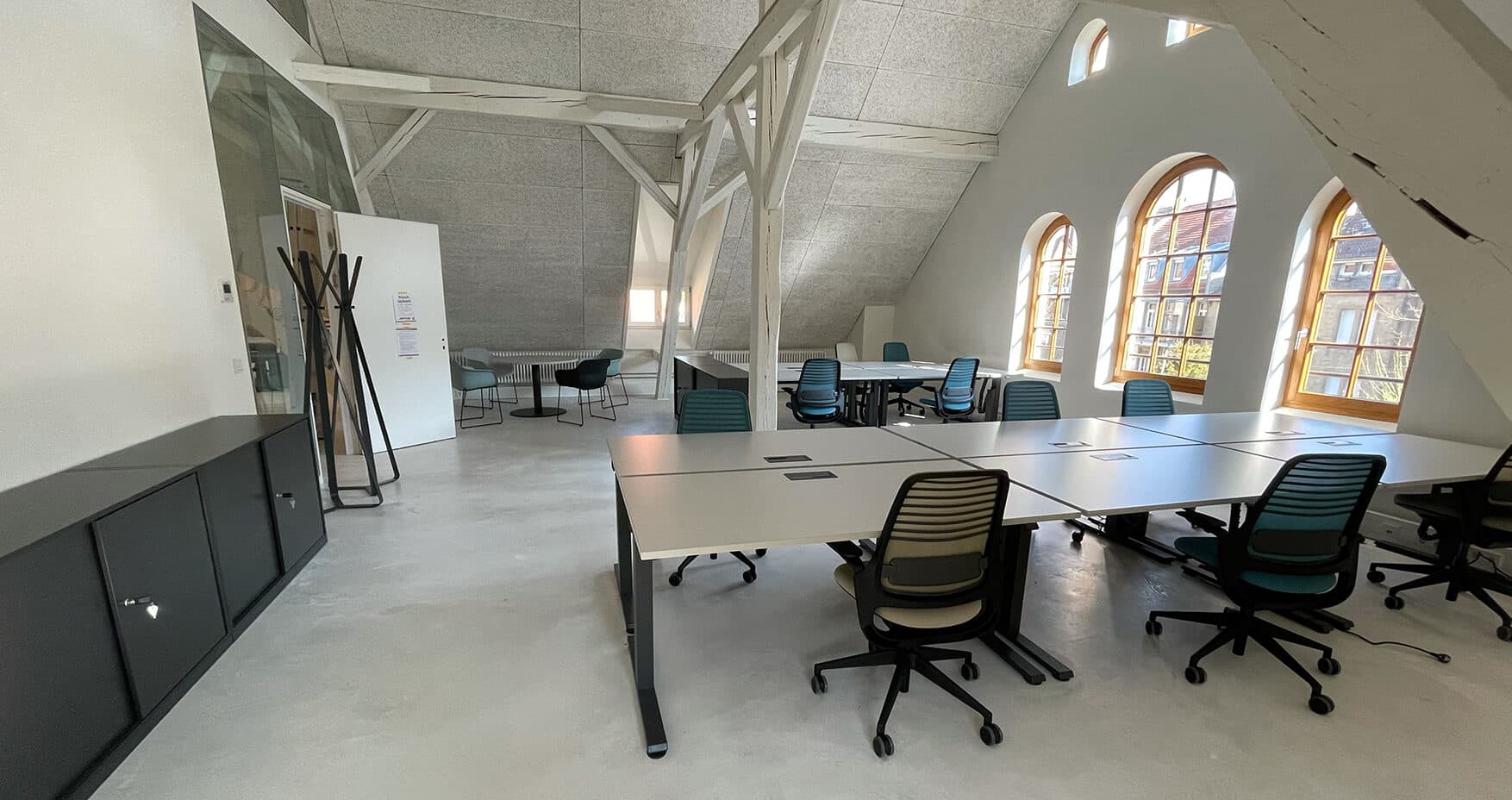 Steamwork Karlsruhe großes Teambüro