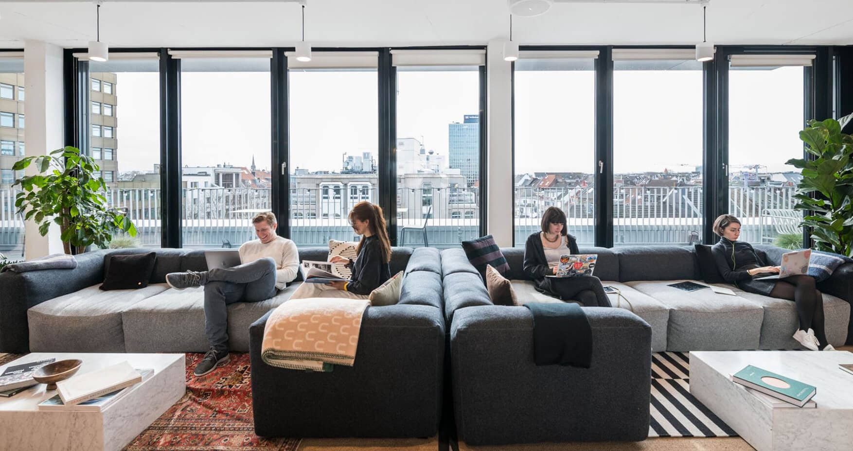 WeWork Köln Friesenplatz Sofa