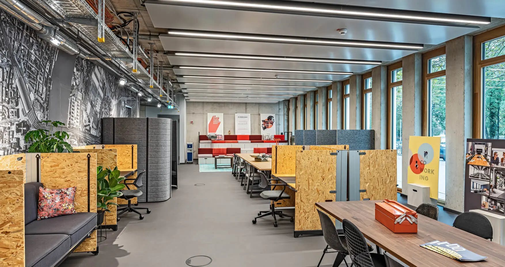 Design Offices Köln Mediapark Flex Desks